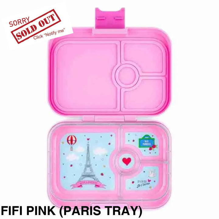 Yumbox Panino 4 Compartment Fifi Pink (Paris Tray)