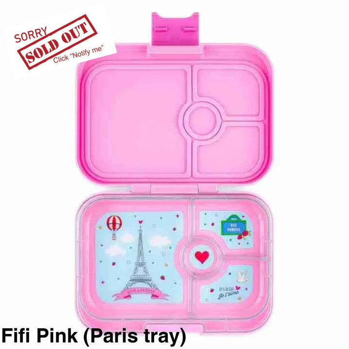 Yumbox Panino 4 Compartment Fifi Pink (Paris Tray)