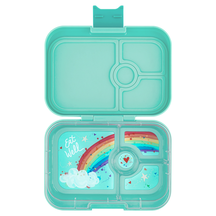 Yumbox Panino 4 Compartment Miami Aqua Rainbow