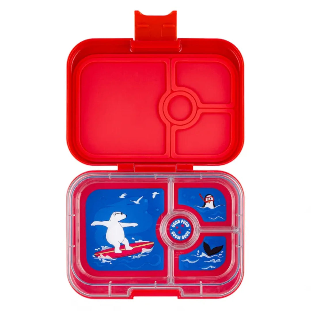 Yumbox Panino 4 Compartment Roar Red (Polar Bear Tray)