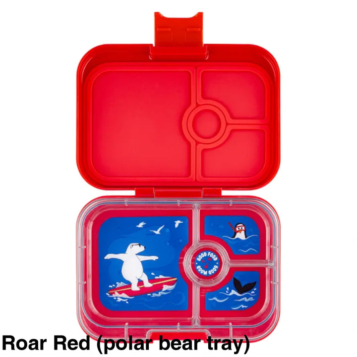 Yumbox Panino 4 Compartment Roar Red (Polar Bear Tray)
