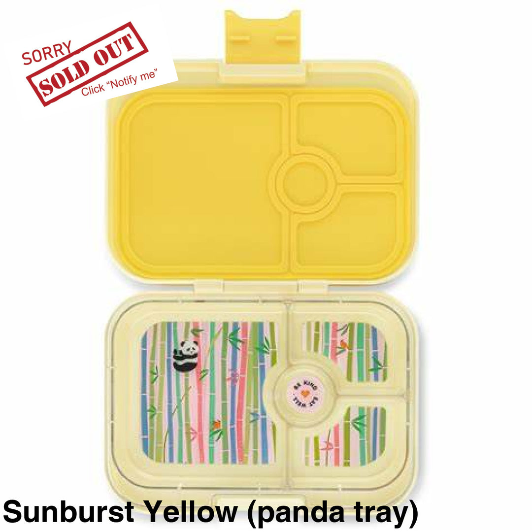 Yumbox Panino 4 Compartment Sunburst Yellow (Panda Tray)