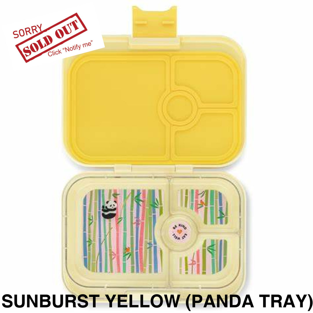 Yumbox Panino 4 Compartment Sunburst Yellow (Panda Tray)