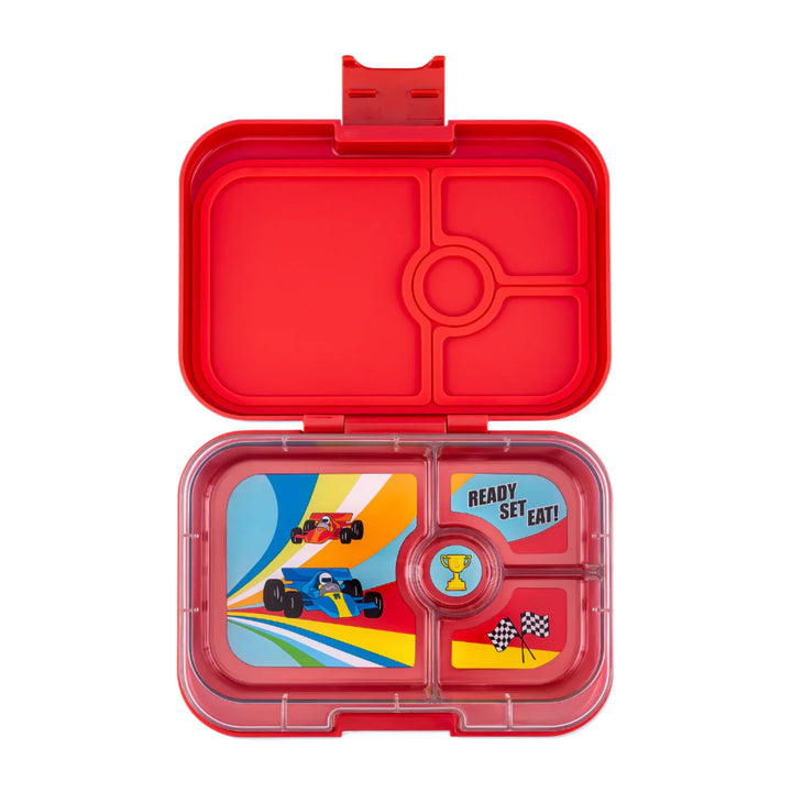 Yumbox Panino 4 Compartment Wow Red (Bike Race Track)