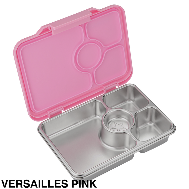 Yumbox Pret Stainless Steel Bennto Box 4 Compartment Versailles Pink