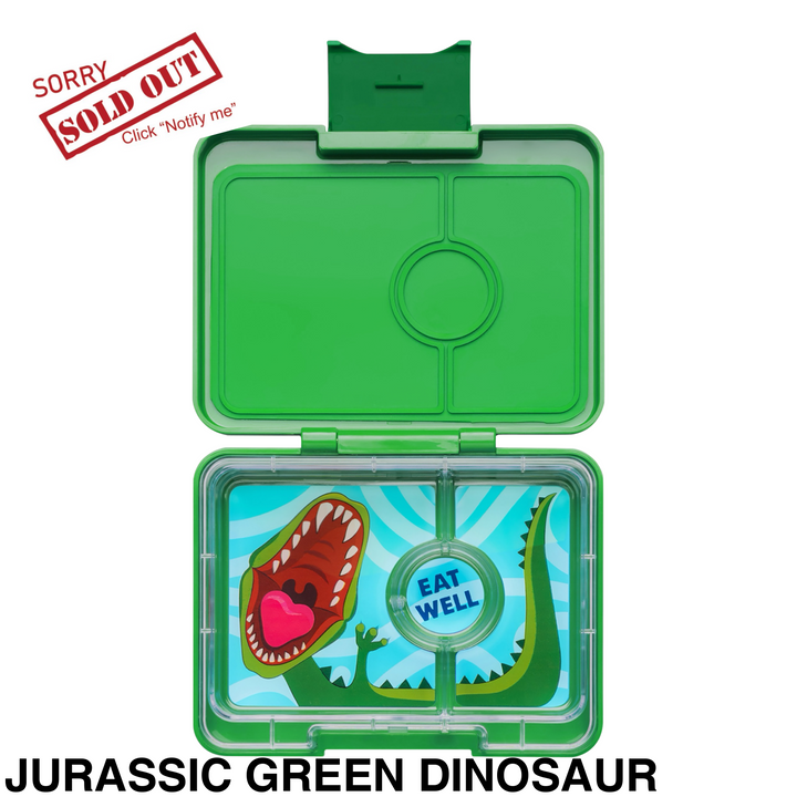 Yumbox Snack Jurassic Green Dinosaur