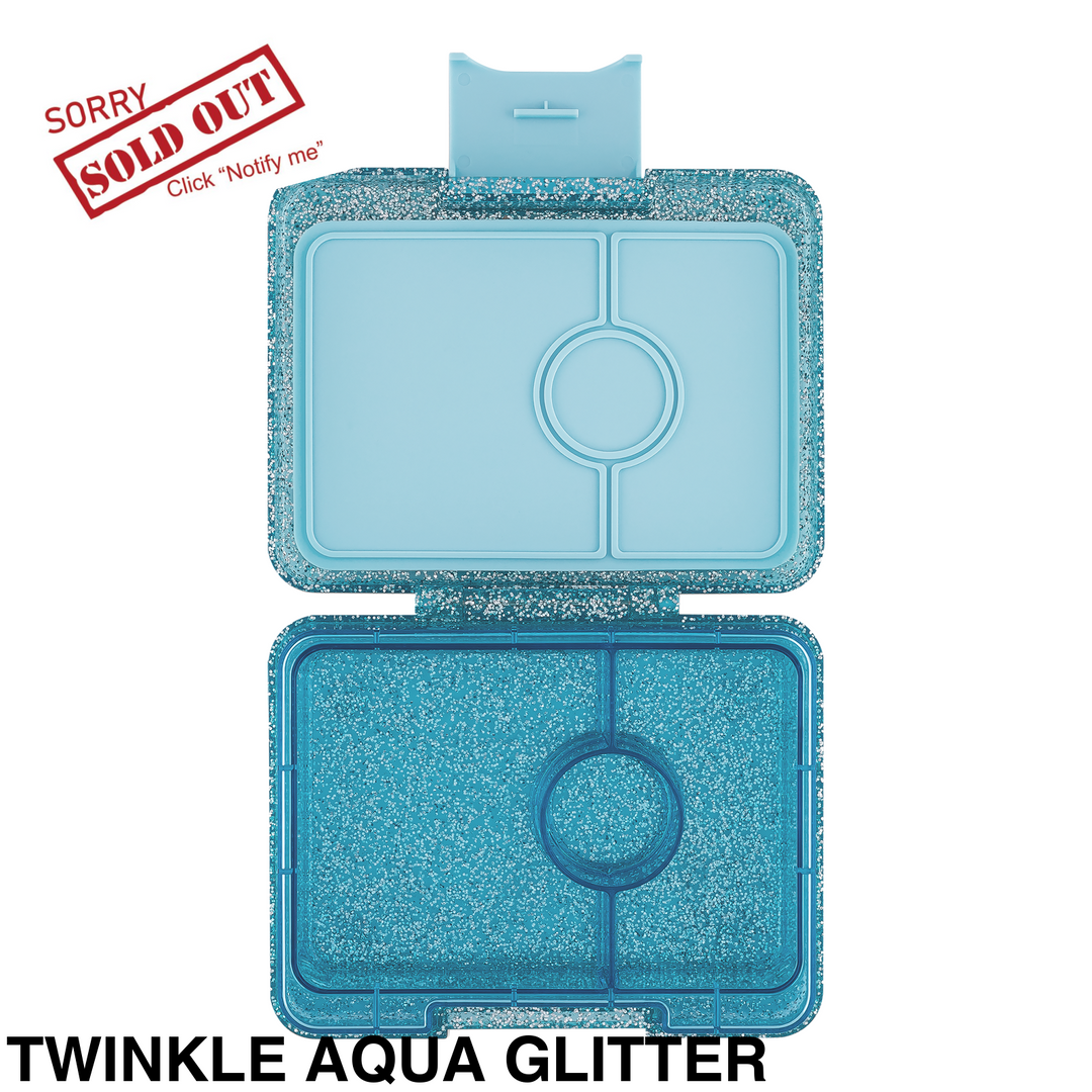 Yumbox Snack Twinkle Aqua Glitter