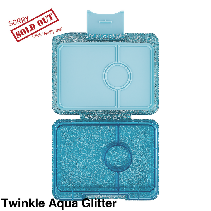 Yumbox Snack Twinkle Aqua Glitter