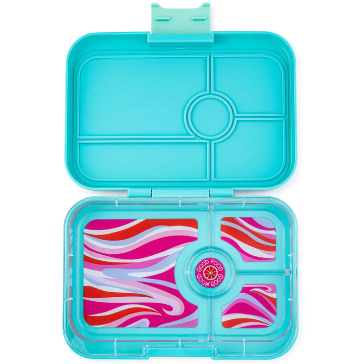 Yumbox Tapas 4 Compartment Antibes Blue (Groovy Tray)