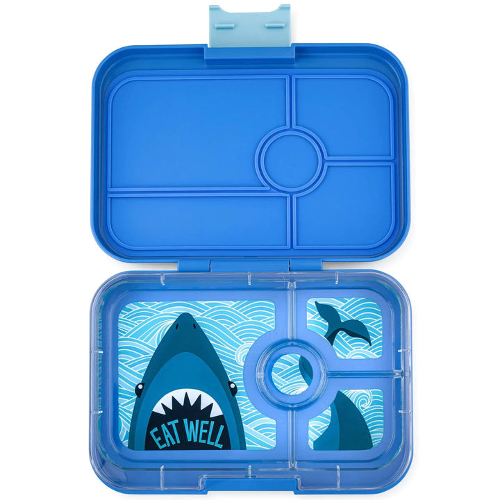 Yumbox Tapas 4 Compartment True Blue (Shark Tray)
