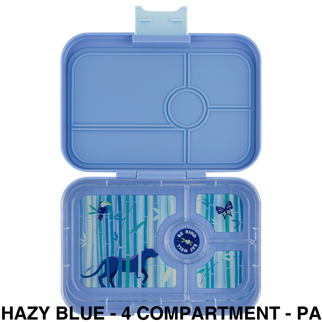 Yumbox Tapas Hazy Blue - 4 Compartment - Panther Tray