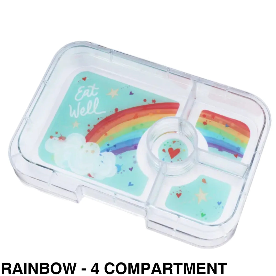 Yumbox Tapas Interchangeable Tray Rainbow - 4 Compartment