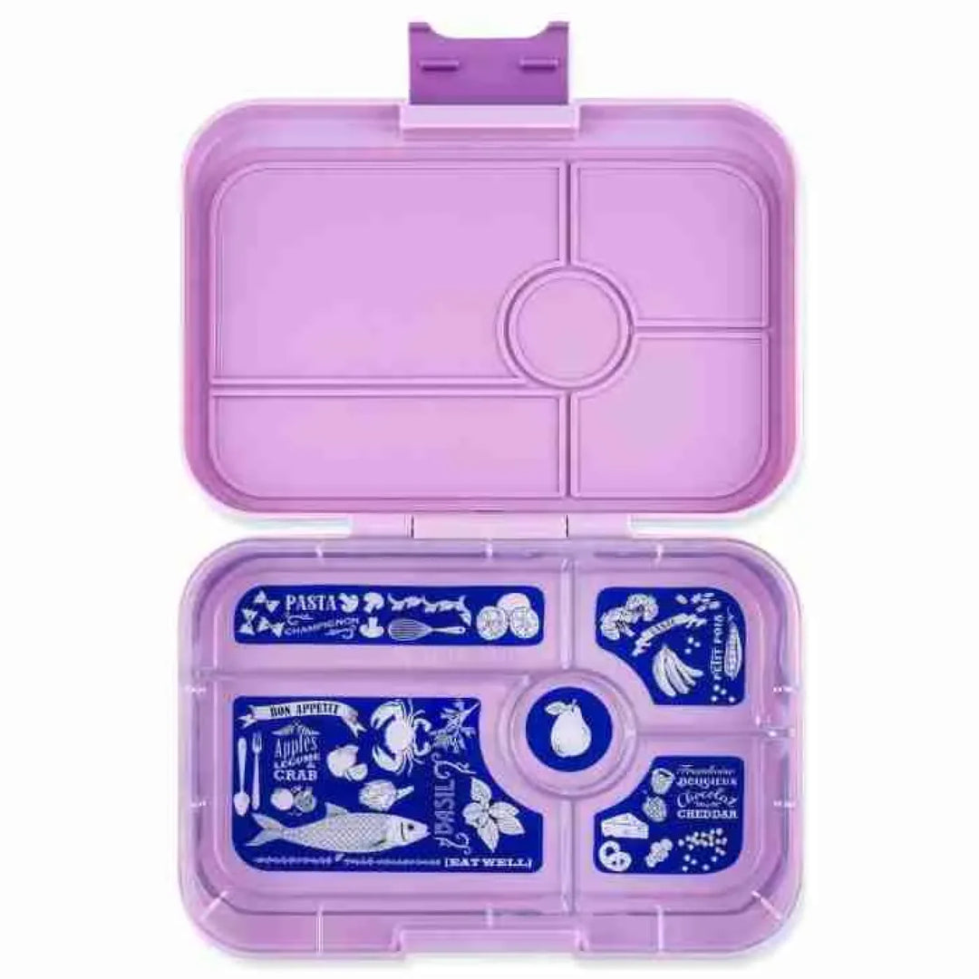 Yumbox Tapas Seville Purple - 5 Compartment Bon Appetit Tray