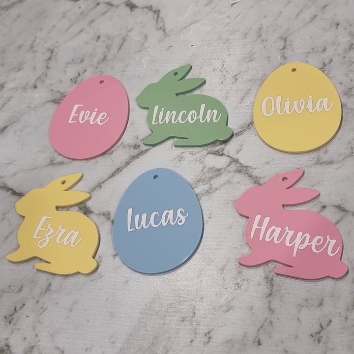 Personalised Easter Acrylic Tag